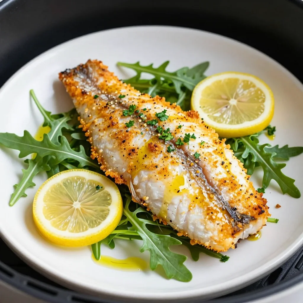 Easy Air Fryer Tilapia with Lemon Pepper