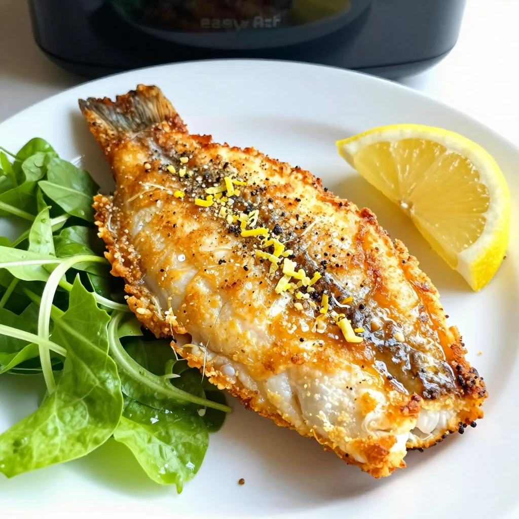 Easy Air Fryer Tilapia with Lemon Pepper
