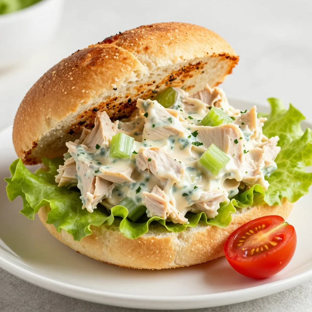 Easy Canned Chicken Sandwiches for Lunch