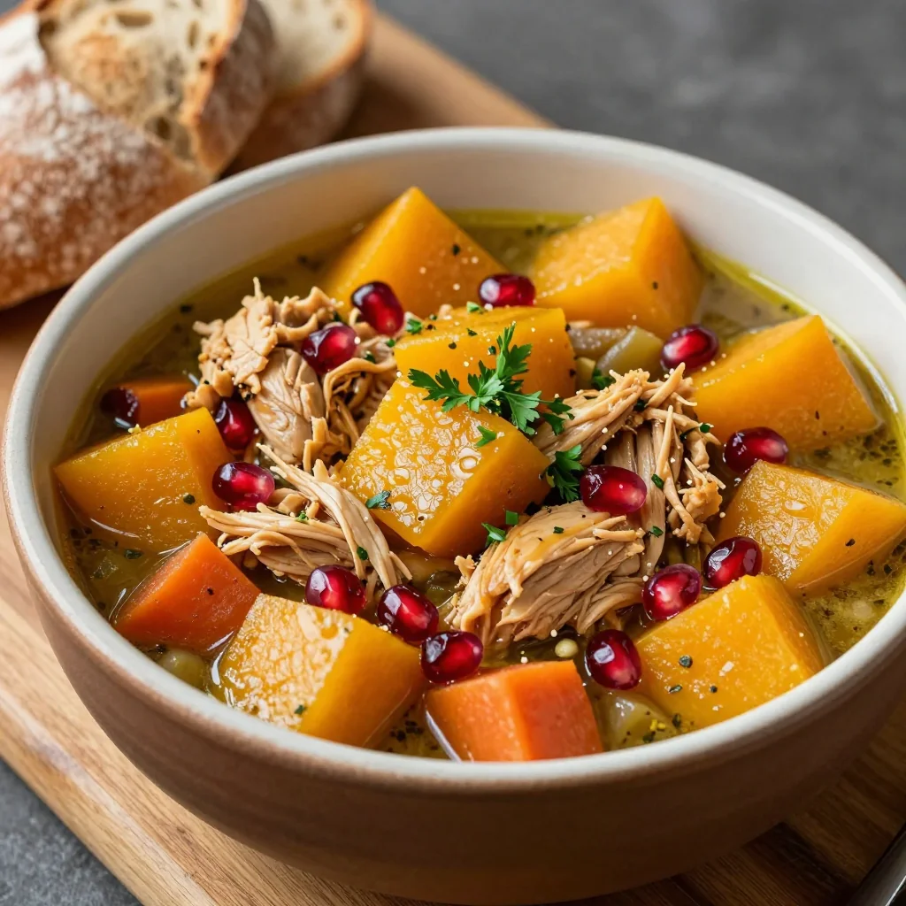 familyfriendly slow cooker chicken and winter squash stew