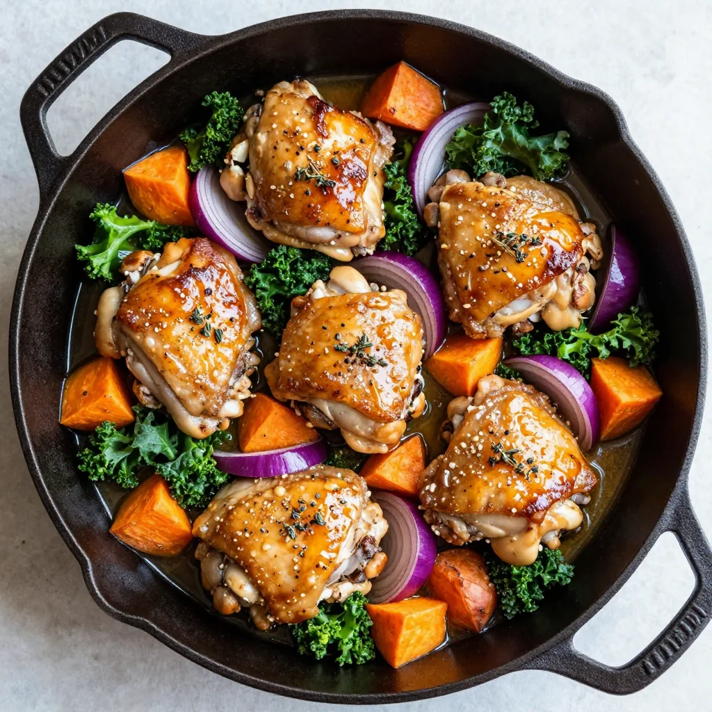 healthy meal prep recipes one pot chicken and winter vegetable casserole