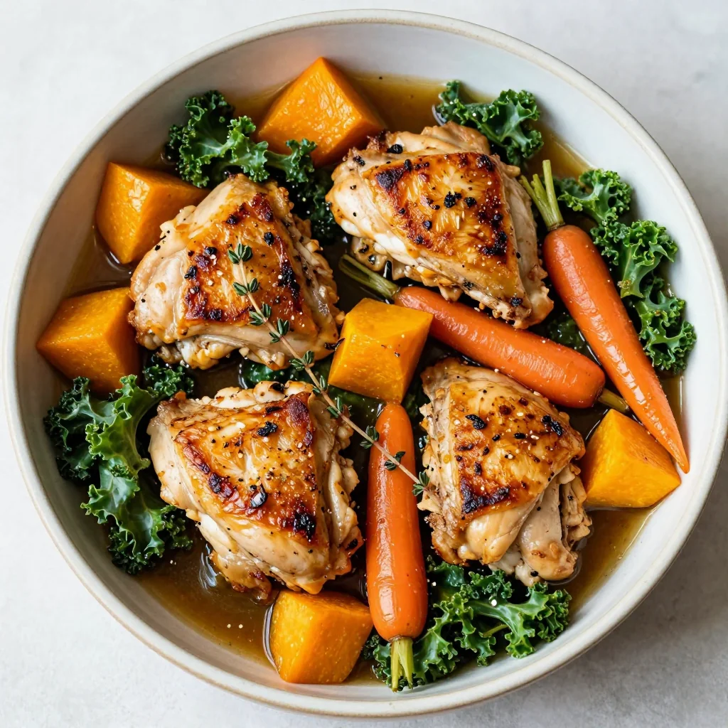 healthy meal prep recipes one pot chicken and winter vegetable casserole