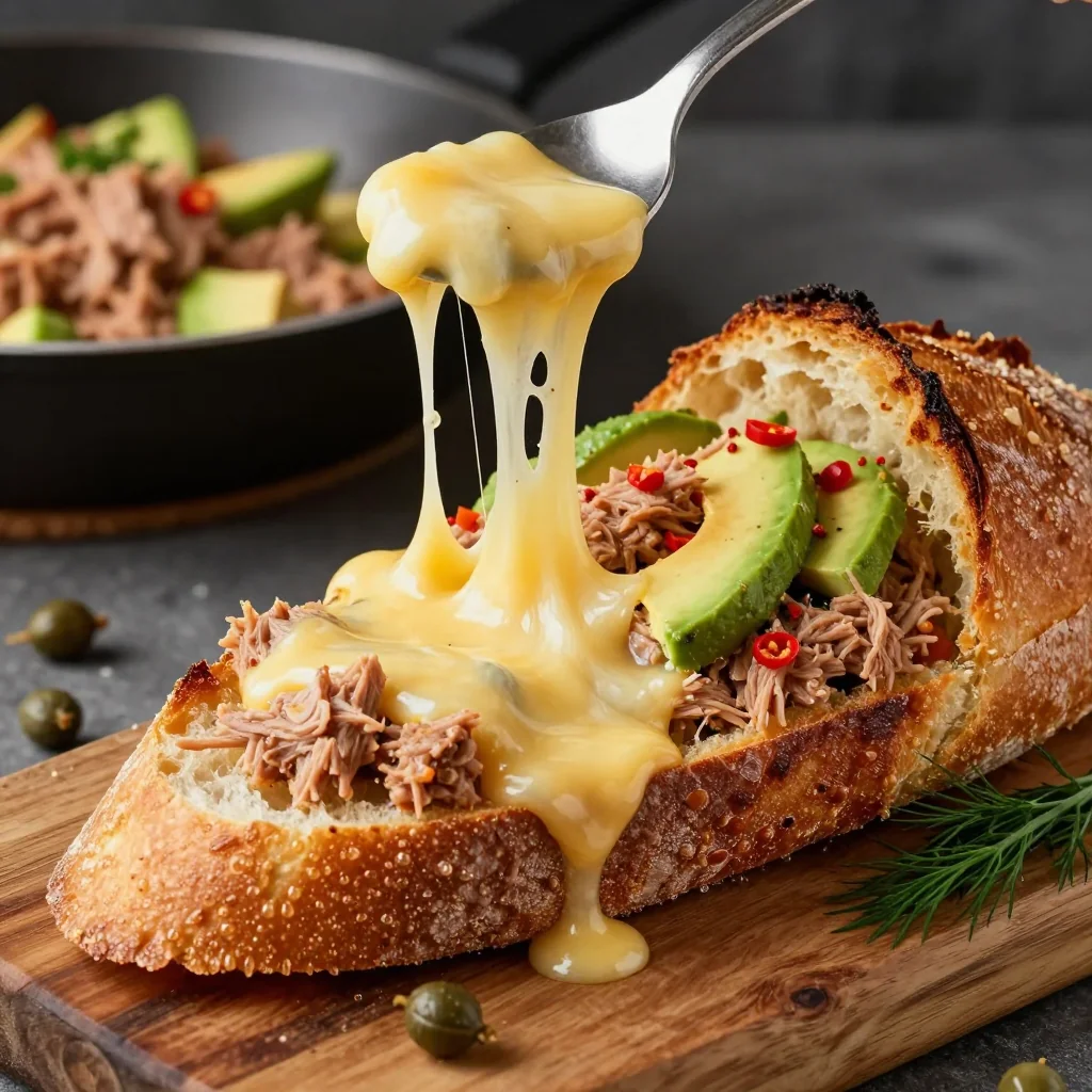 Healthy Spicy Tuna Melt For A Cozy Lunch