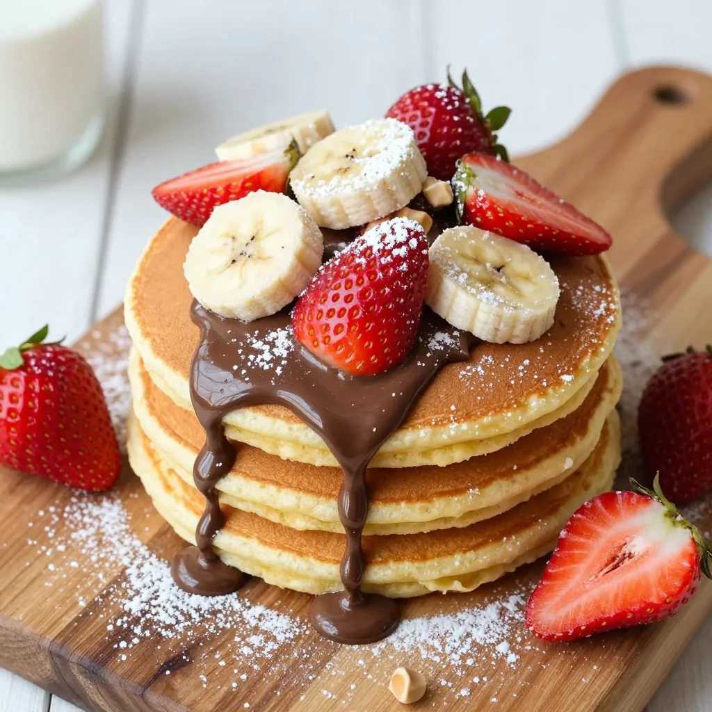 Indulgent Nutella Stuffed Pancakes for Weekend Brunch