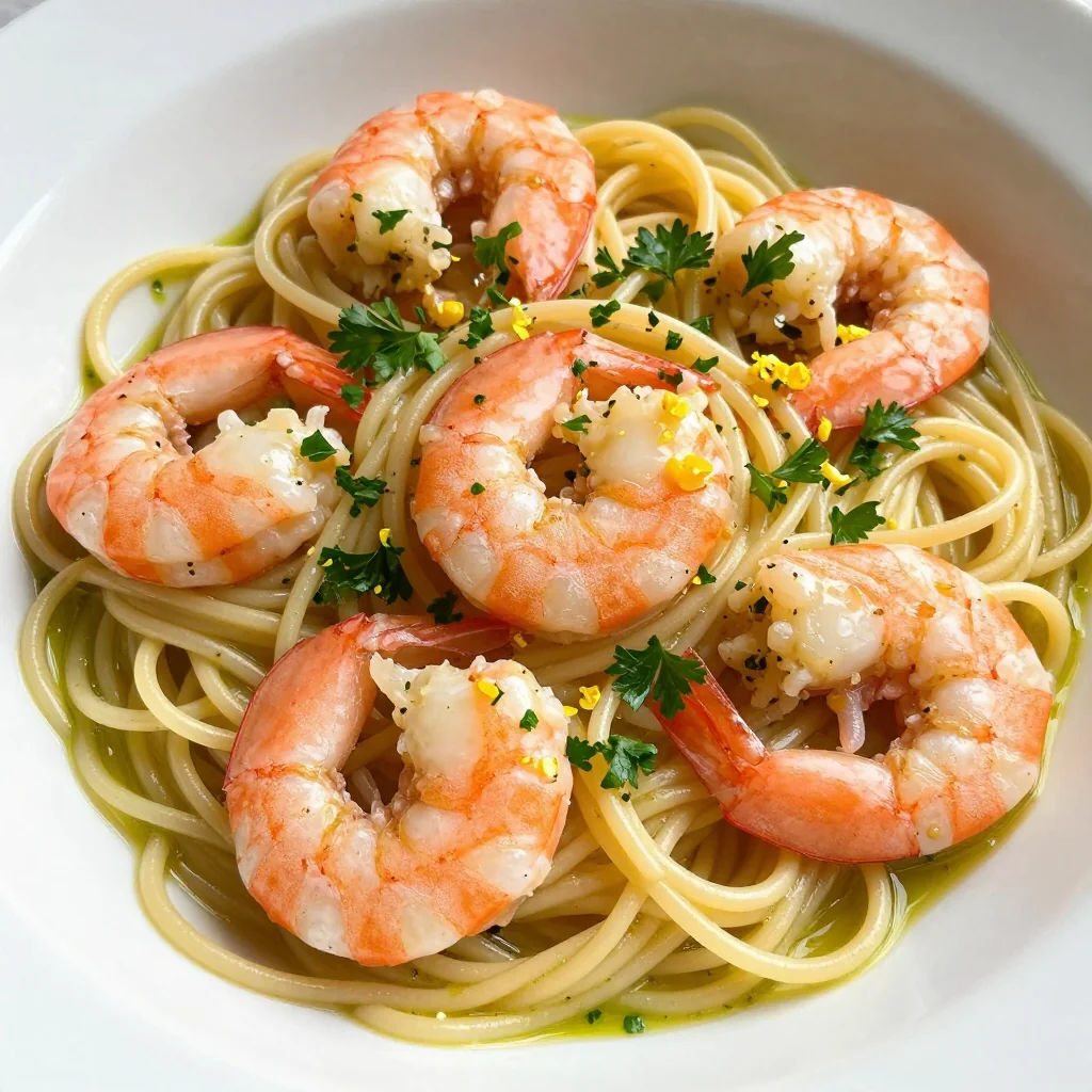 Lemon Garlic Shrimp Pasta for a Light Dinner