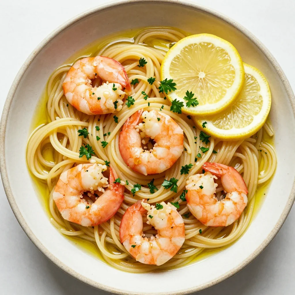 Lemon Garlic Shrimp Pasta for a Light Dinner