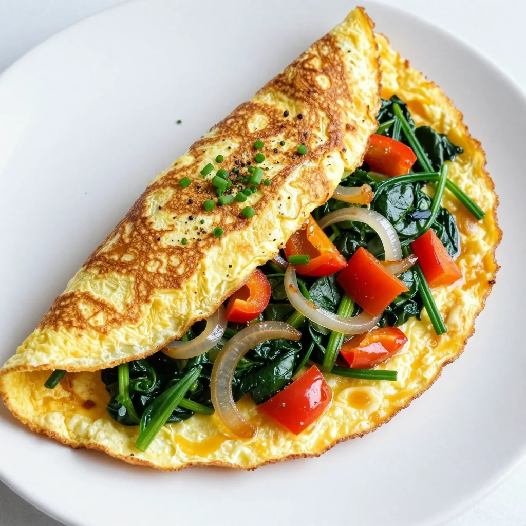 Meal Prep Low Calorie Veggie Omelet for January