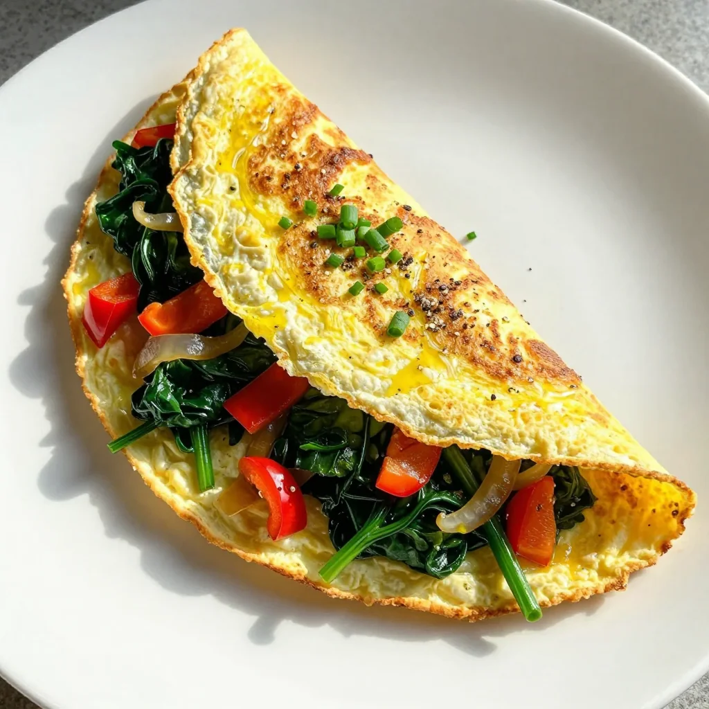 Meal Prep Low Calorie Veggie Omelet for January