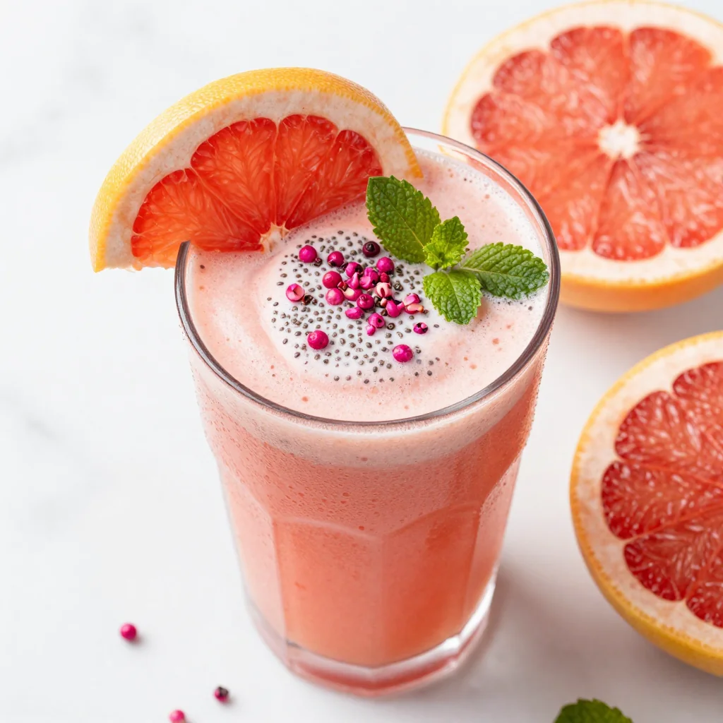 New Year’s Day Grapefruit Smoothie for a Tart Detox