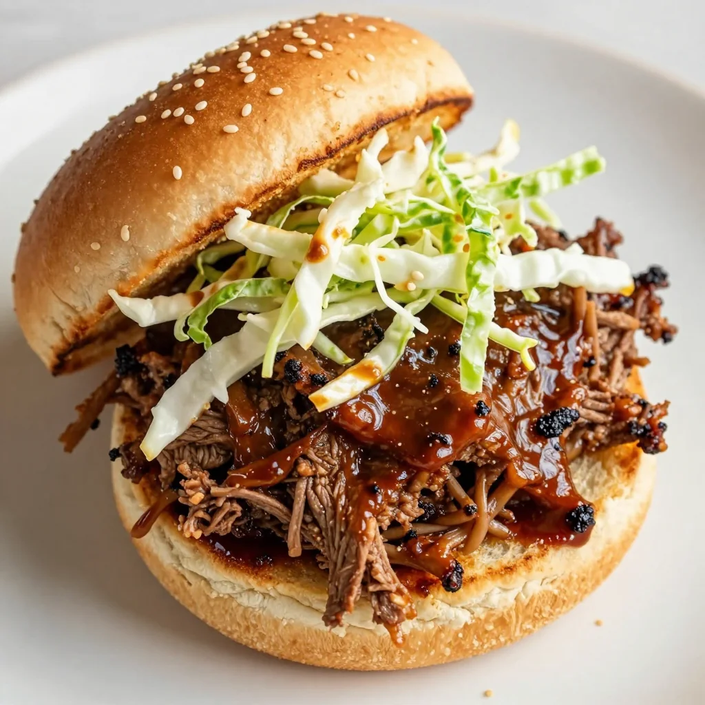 NFL Playoff Day Smoky BBQ Pulled Pork Sliders