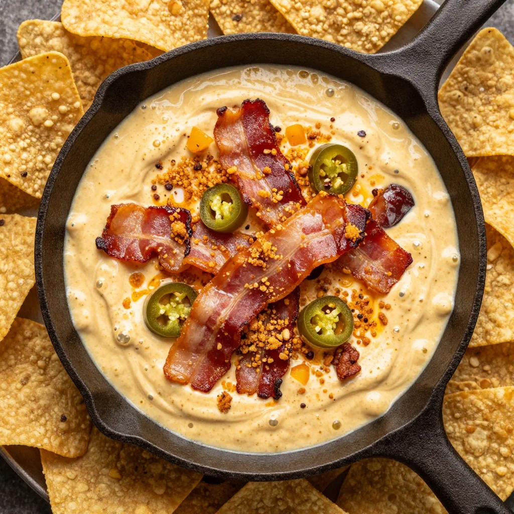 NFL Playoff Jalapeno Popper Dip with Bacon
