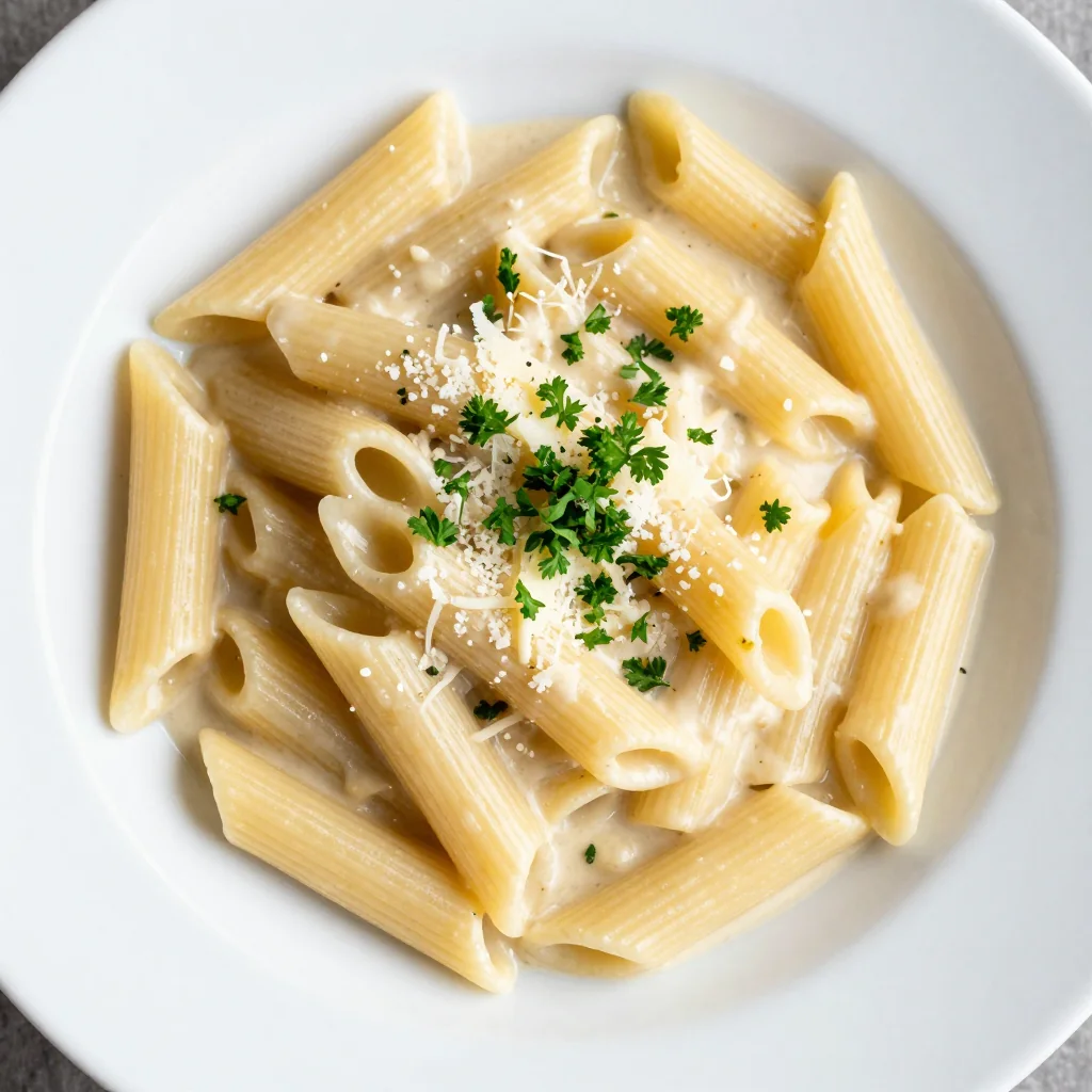 One Pot Creamy Garlic Parmesan Pasta That Is Kid Friendly
