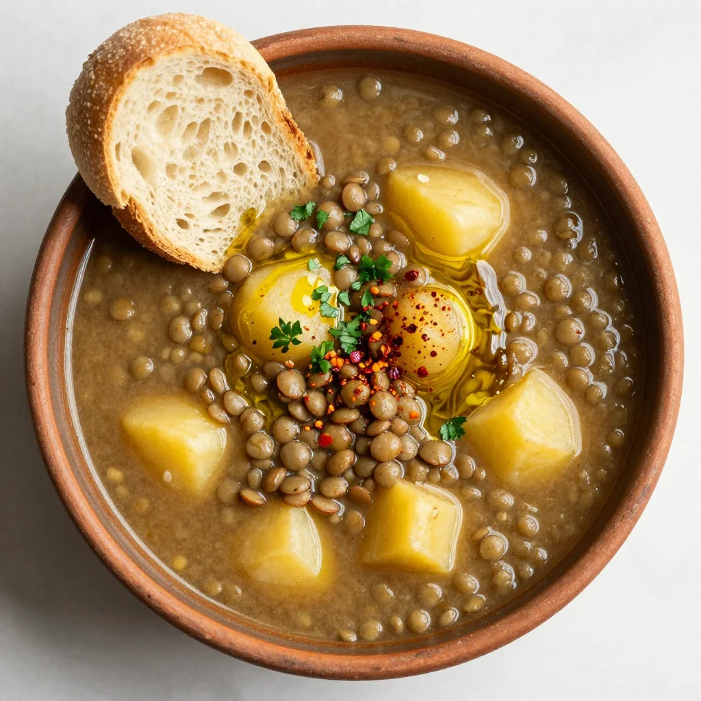 pantry cleanout lentil and potato soup for quick weeknight meals