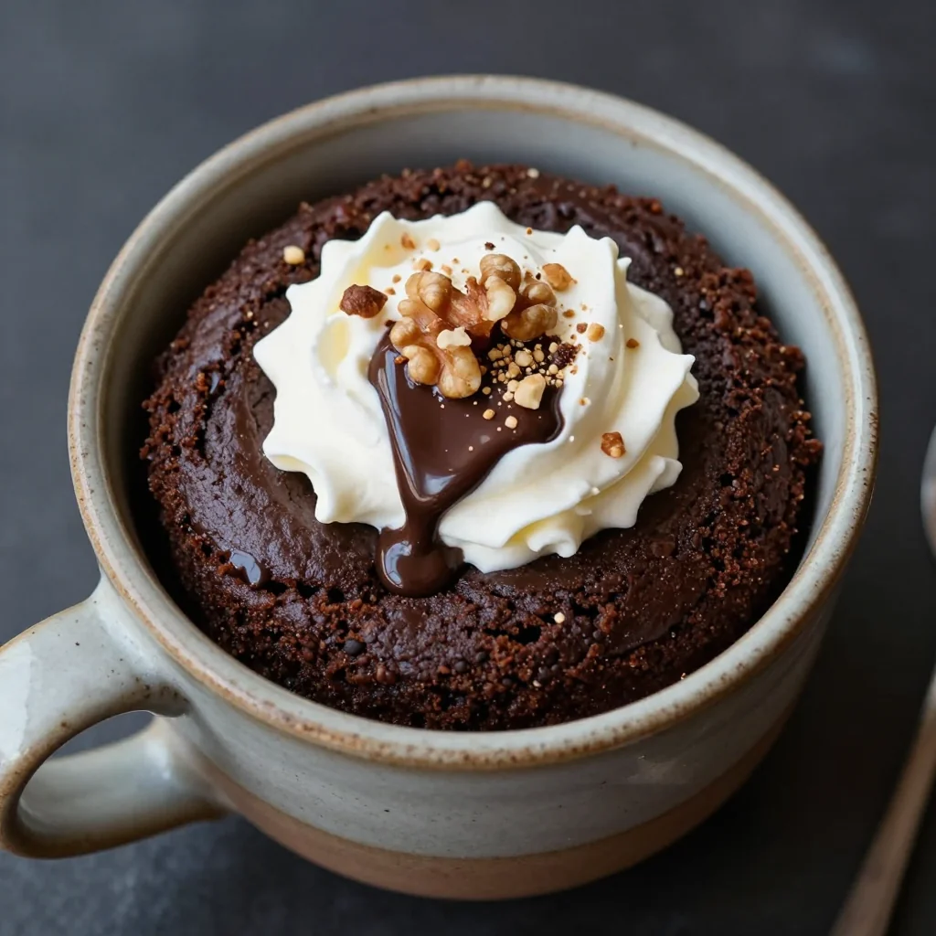 Pantry-Keto Chocolate Mug Cake in 2 Minutes Flat