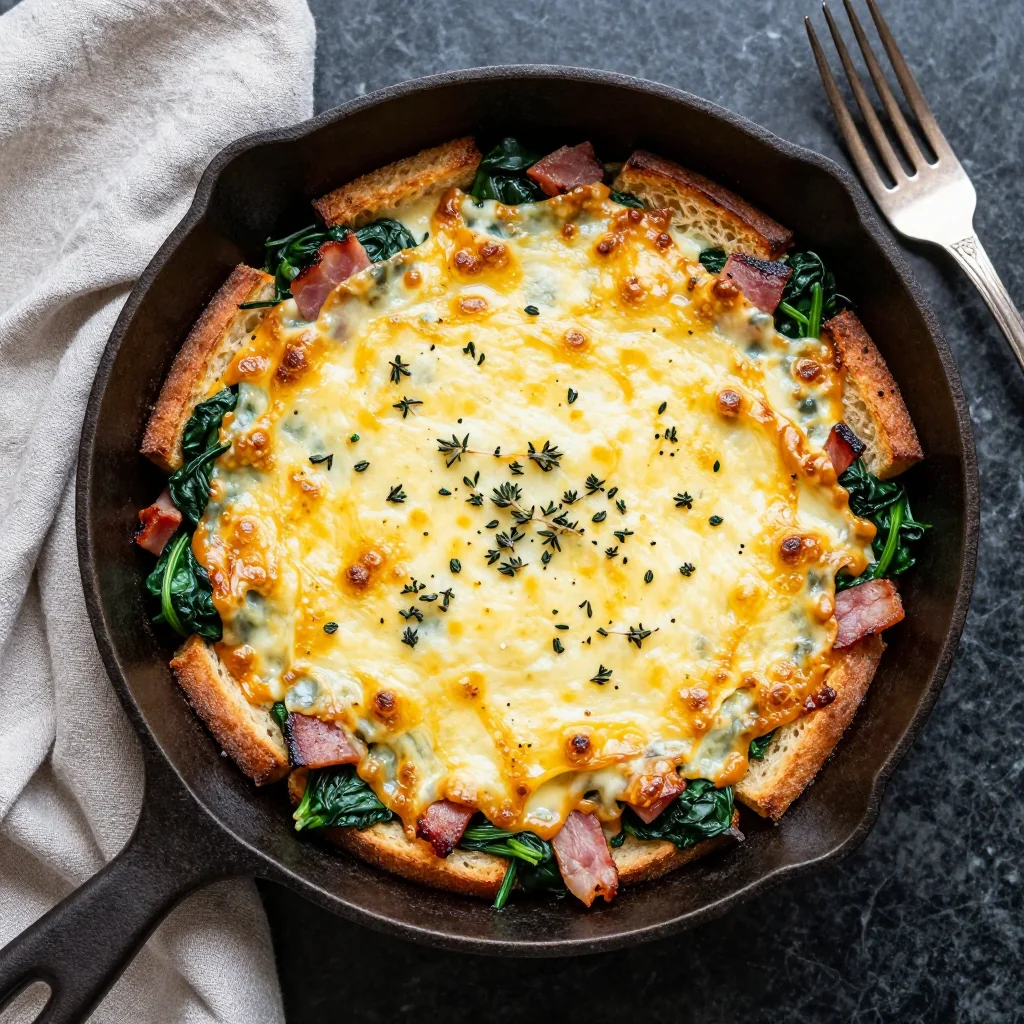 savory herb and cheese breakfast strata for holiday brunch