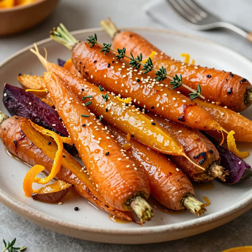 savory roasted root vegetables with citrus glaze for family dinners