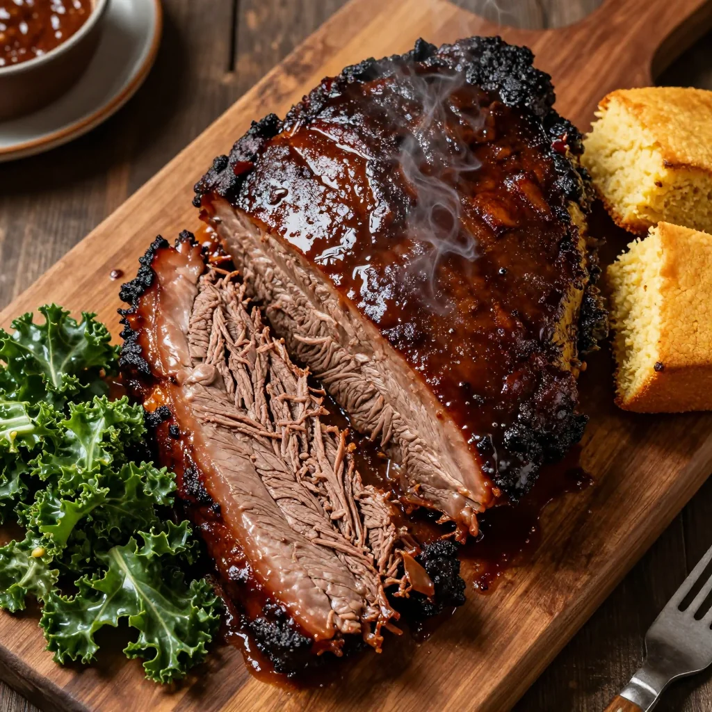 Slow Cooker BBQ Brisket for MLK Day Family Feast