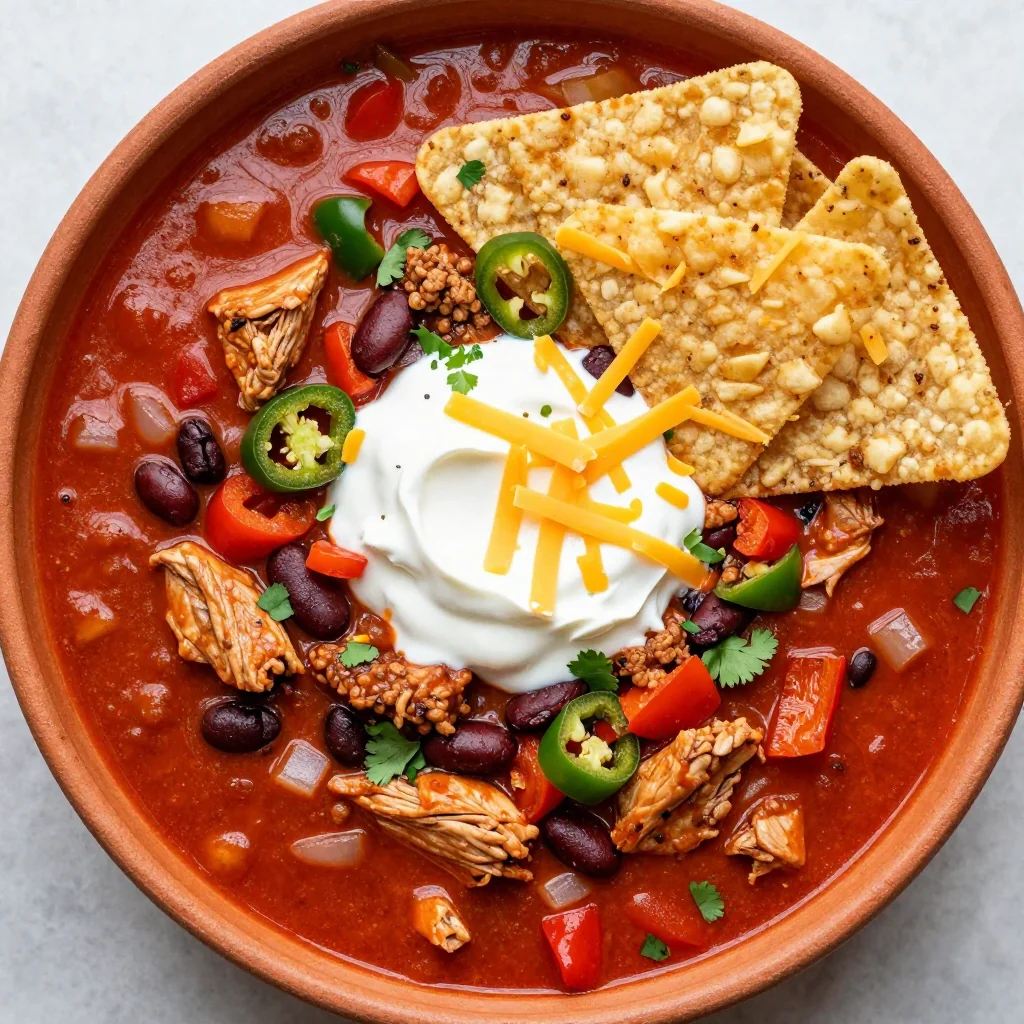 Slow Cooker Turkey Chili for Healthy January Meal Prep