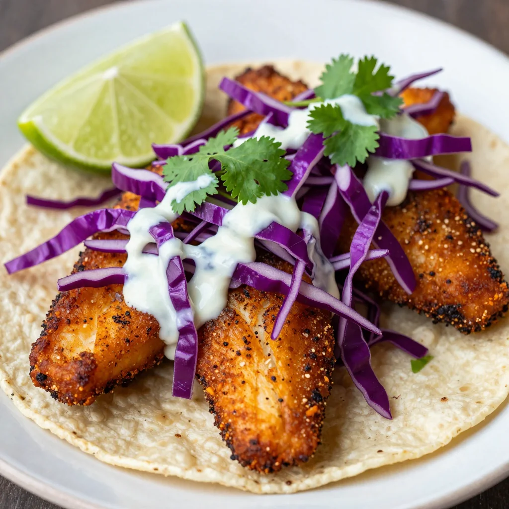 Spicy Blackened Fish Tacos for Healthy Flavor Punch