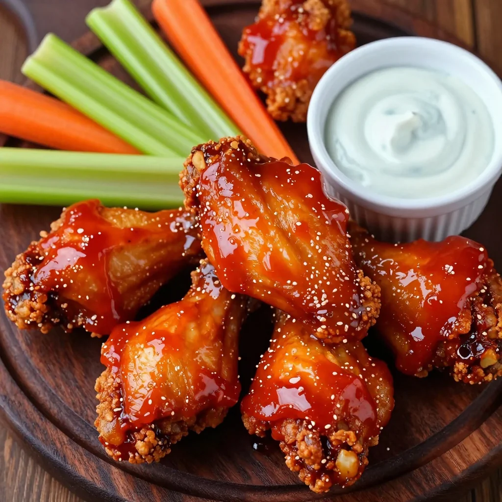 Spicy Buffalo Chicken Wings for Playoff Sunday