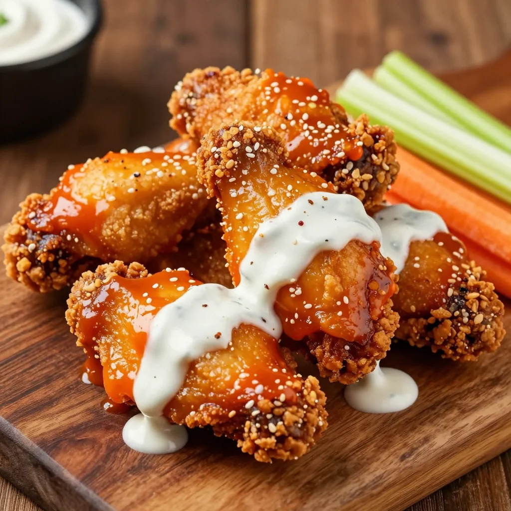 Spicy Buffalo Chicken Wings for Playoff Sunday