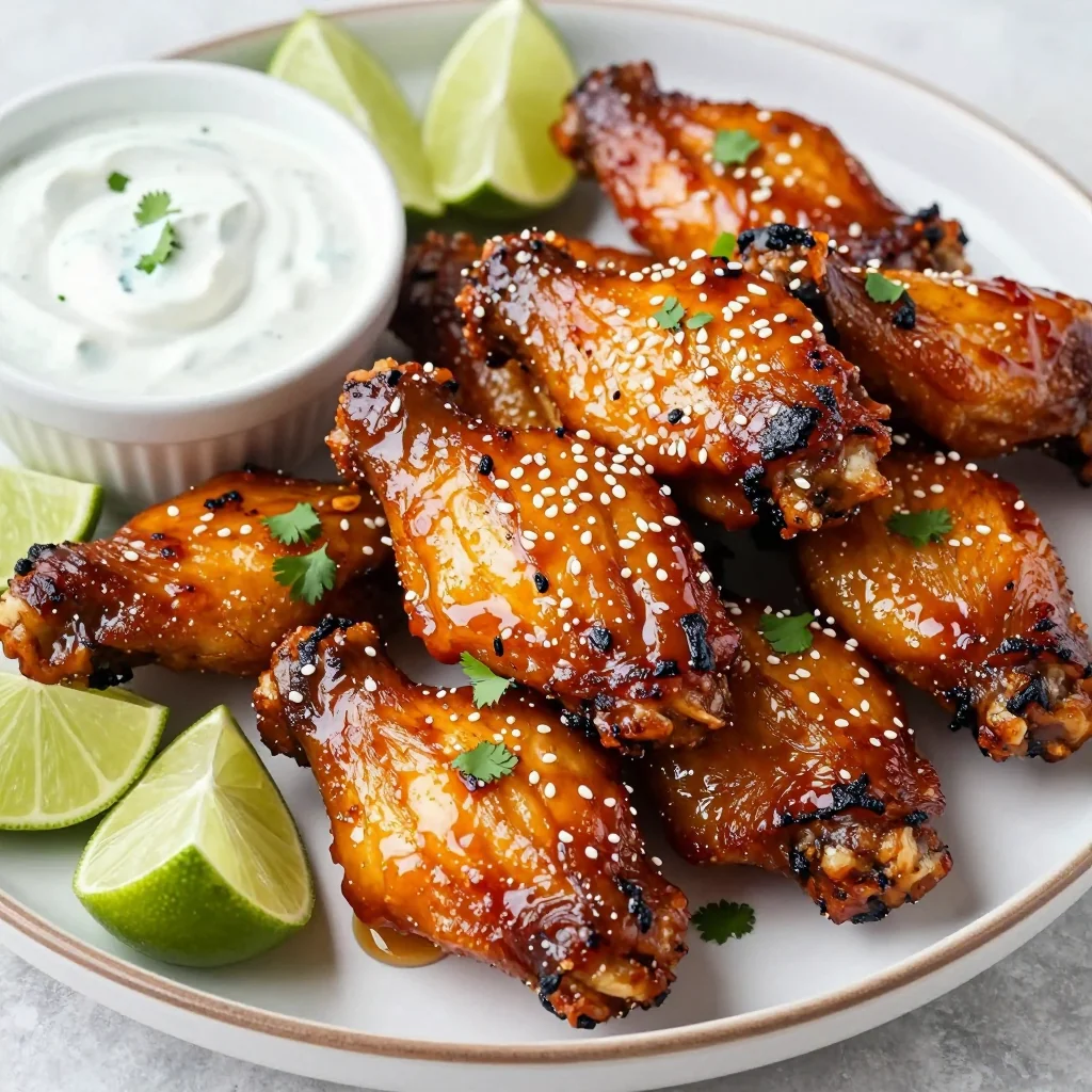 Spicy Honey Garlic Wings for Game Day Party