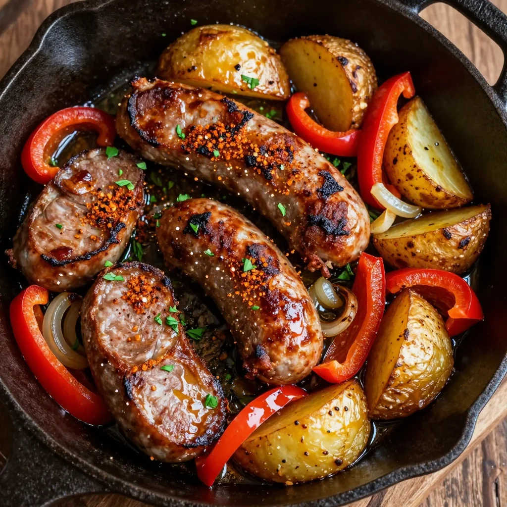Spicy Sausage and Potato Skillet for Hearty Dinners