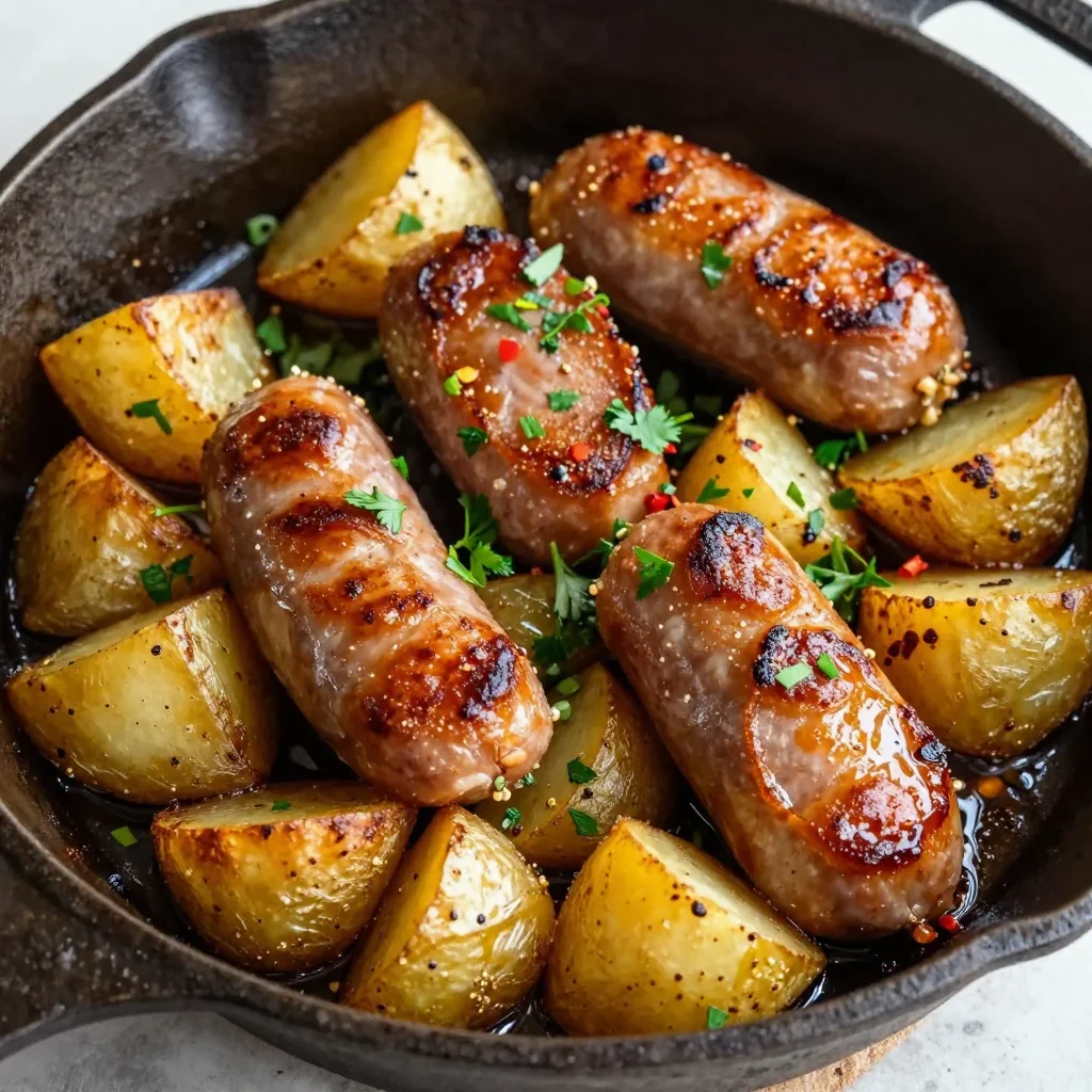 Spicy Sausage and Potato Skillet for Hearty Dinners