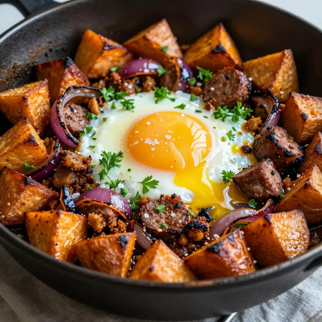 Sweet Potato Hash for a Strong New Year Breakfast