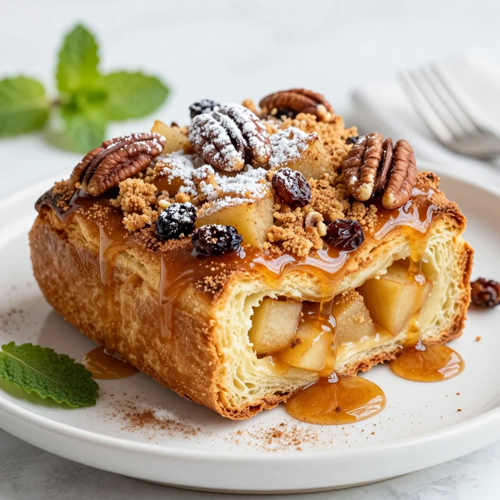 Warm Cinnamon Apple French Toast Casserole for Brunch