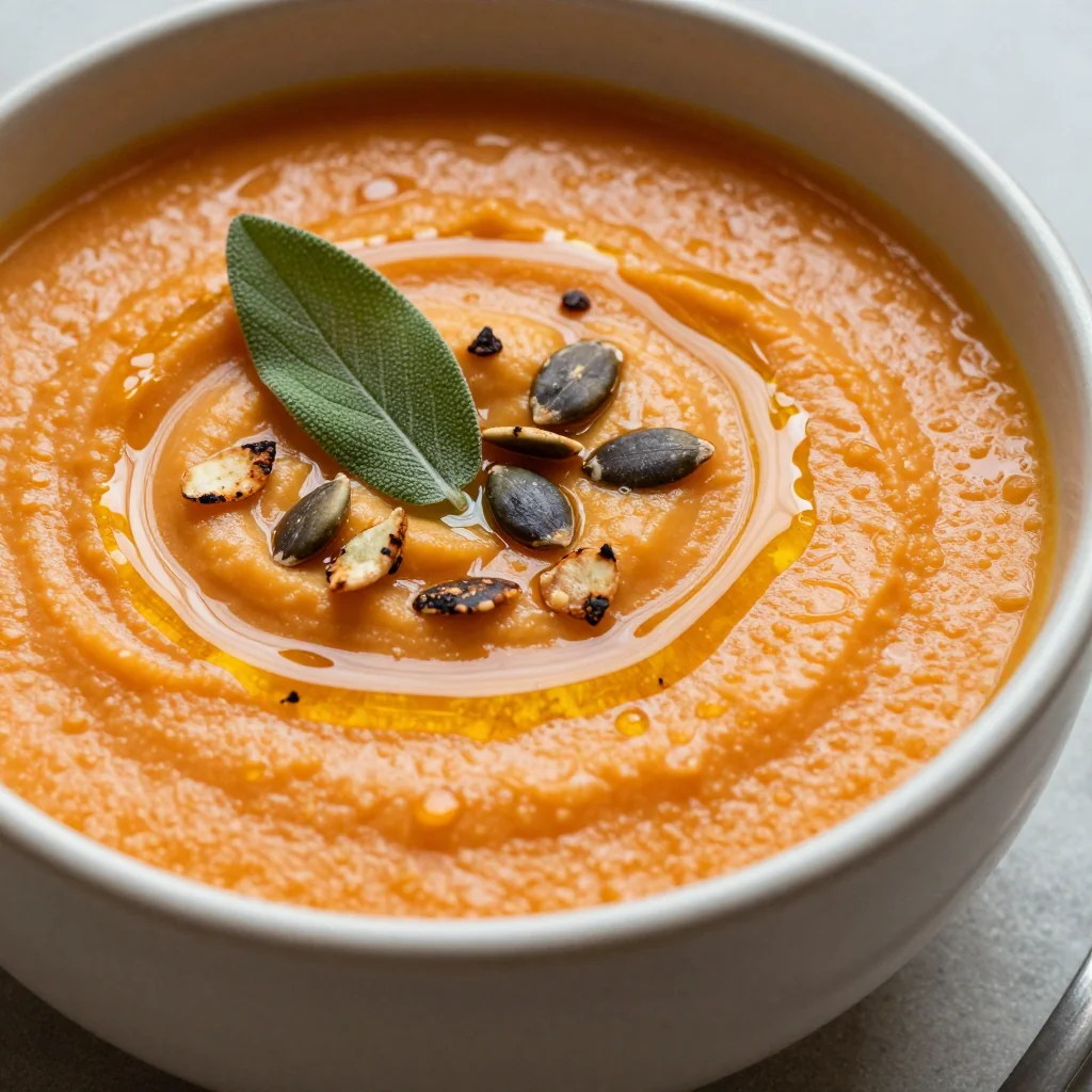 warm creamy sweet potato and carrot soup for slow january mornings