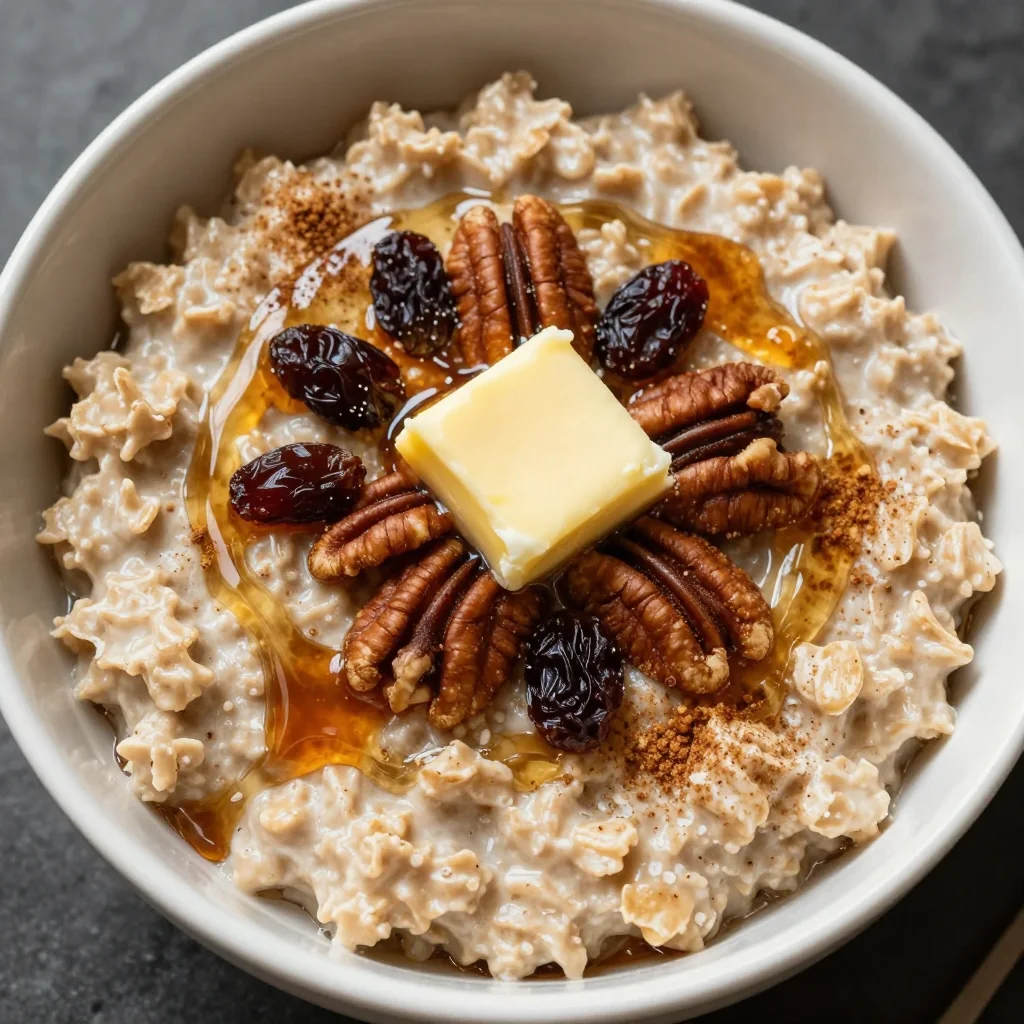 Warm Maple Cinnamon Oatmeal for a Sweet Winter Breakfast