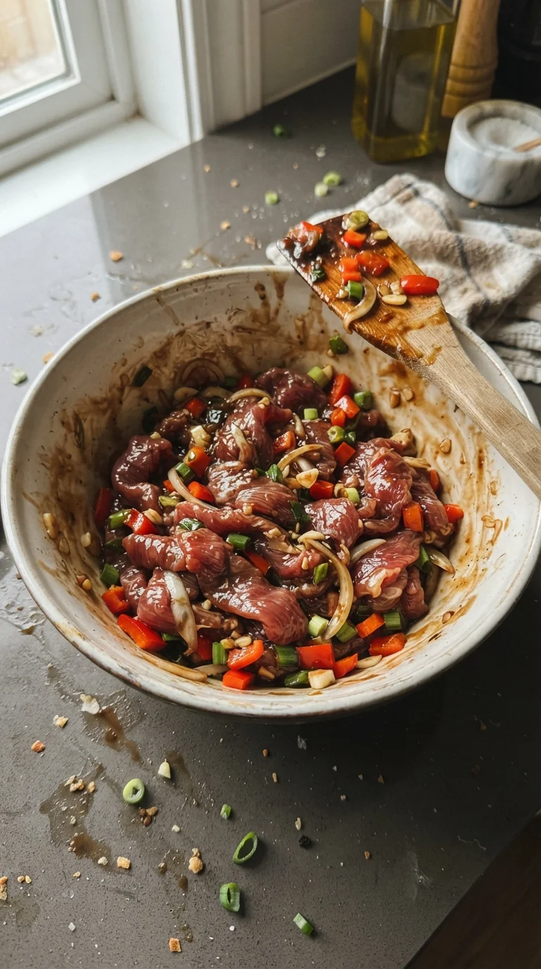 Step-by-step cooking of Easy Beef with Oyster Sauce