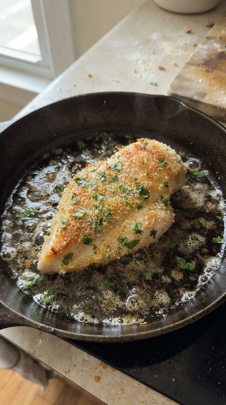 Step-by-step cooking of Juicy Herb-Crusted Chicken Breast