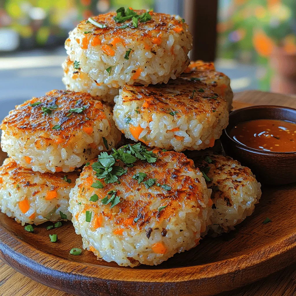 Crispy Delight: Savory Rice Patties are a delightful culinary creation that brings together the comforting qualities of rice and the exciting crunch of a perfectly fried patty. This dish is not only a satisfying snack but also serves as a versatile meal option that can be enjoyed any time of the day. Whether you are looking for a quick appetizer for a gathering, a lunchbox treat, or a light dinner, these rice patties can cater to various occasions and preferences.