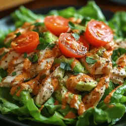 Welcome to the delightful world of creamy avocado chicken salad! Our recipe for Creamy Avocado Chicken Delight is not only a feast for the senses but also a powerhouse of nutrition. This dish seamlessly combines tender shredded chicken with the rich creaminess of ripe avocados and crunchy fresh vegetables, making it an ideal option for lunch or a light dinner. The magic of this recipe lies in its simplicity and the quality of ingredients used, which come together to create a flavorful experience that leaves you feeling satisfied and nourished.