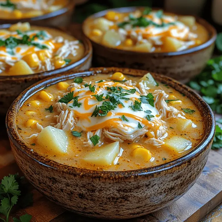 When the chill of winter settles in, nothing quite compares to the warmth and comfort of a hearty bowl of soup. Across cultures, soups have long been celebrated for their ability to bring people together, providing not just nourishment but also a sense of coziness and satisfaction. Among the myriad of soup options, creamy chowders stand out for their rich textures and delightful flavors. Today, we’re focusing on a wonderfully comforting dish: Creamy Crockpot Chicken Corn Chowder.