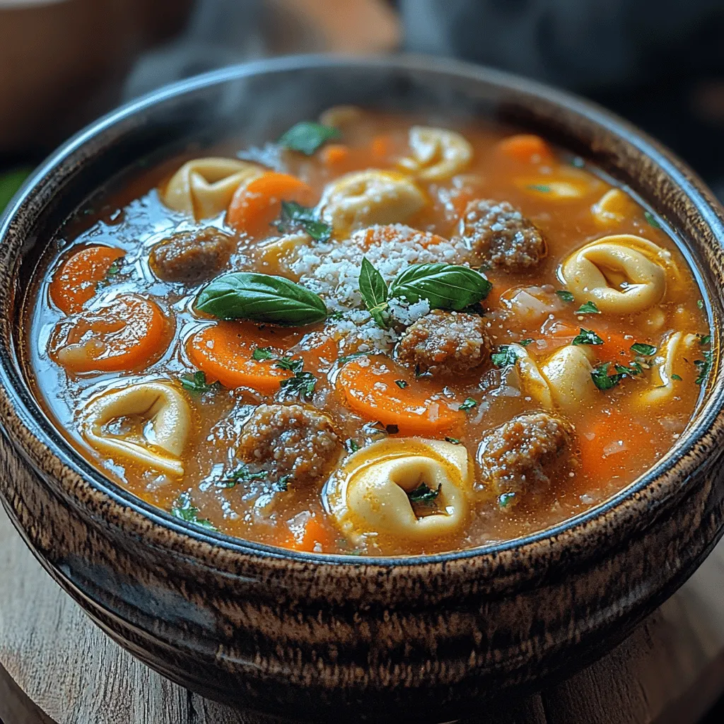 As the cool air settles in and the days grow shorter, nothing compares to the comfort of a warm bowl of soup. Cozy Sausage Tortellini Soup is the epitome of comfort food, offering a delightful blend of flavors that warms both body and soul. This hearty dish is not only satisfying but also remarkably simple to prepare, making it an ideal choice for busy weeknights or leisurely weekends spent with family. The combination of savory Italian sausage, tender tortellini, and vibrant vegetables creates a dish that feels like a warm hug in every spoonful.