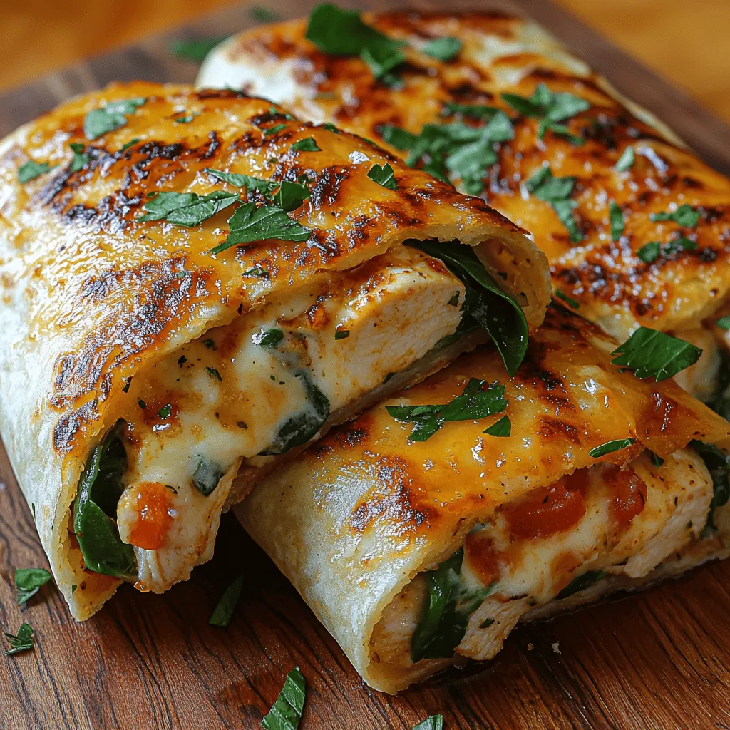 Welcome to the world of Cheesy Garlic Chicken Wraps, a dish that perfectly embodies the essence of comfort food while delivering an explosion of flavors that tantalize the taste buds. These wraps are not just a meal; they are a delightful experience that combines tender chicken, melted cheese, and aromatic garlic, all enveloped in a soft tortilla. Whether you're preparing a quick weeknight dinner or looking for a crowd-pleasing dish for a gathering, Cheesy Garlic Chicken Wraps are an excellent choice.