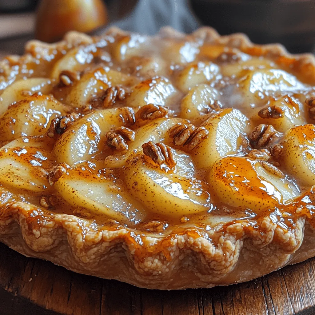 As the leaves begin to turn and the air gets crisp, there’s nothing quite like the aroma of a freshly baked pie wafting through your kitchen. If you’re looking to capture the essence of autumn in a dessert, look no further than the Maple Vanilla Walnut Pear Pie. This delightful treat marries the sweet, juicy flavors of ripe pears with the rich, nutty notes of walnuts and the warm, comforting sweetness of maple syrup. Each slice is not only a feast for the taste buds but also a visual delight, showcasing the golden hues of the pie against its rich, caramelized filling.