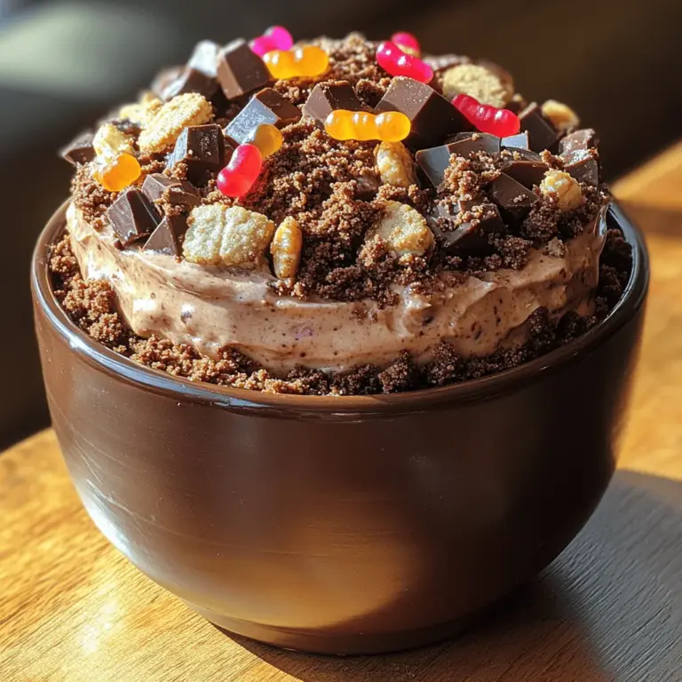 Chocolate Delight Dirt Cake is one of those whimsical desserts that never fails to bring a smile to faces of all ages. This delightful concoction combines layers of rich chocolate flavors with a playful presentation that mimics a garden, making it a hit at parties, children’s events, and family gatherings alike. The fun aspect of this dessert lies not just in its visual appeal but also in the nostalgia it evokes; many of us have fond memories of digging into a "dirt cake" filled with creamy layers and hidden surprises.