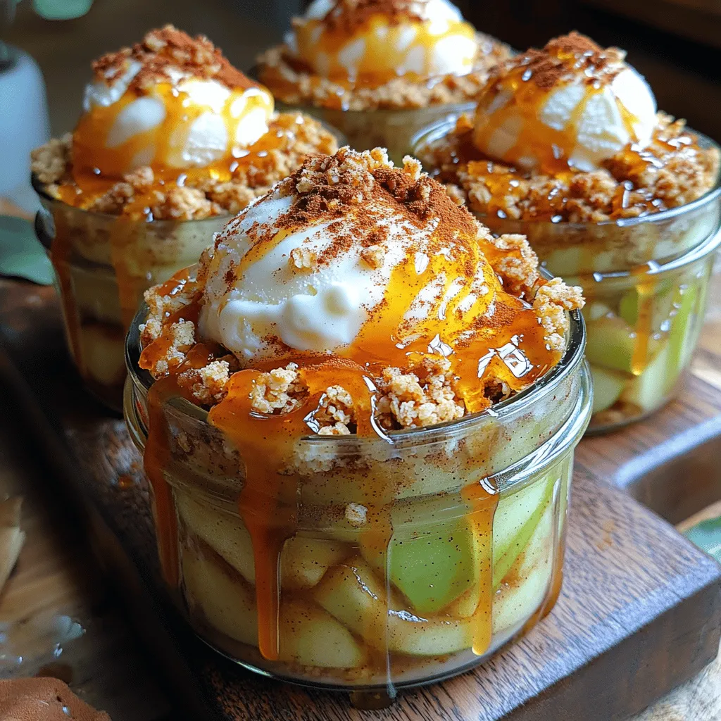 Delightful and comforting, Apfel-Crumble im Glas is a modern twist on a classic dessert that captures the essence of fall in every bite. This layered apple crumble served in individual glasses not only offers a visual treat but also a burst of flavor that will leave your taste buds wanting more. Perfect for gatherings, family dinners, or as a special weekday treat, this dessert combines tender, spiced apples with a crunchy crumble topping, all elegantly presented in glassware.
