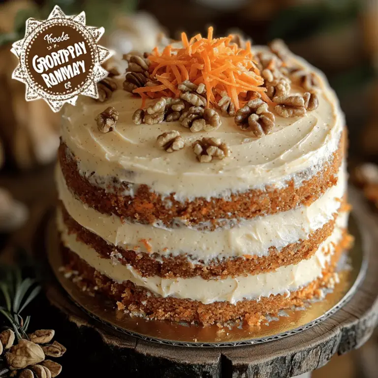 When it comes to baking, few desserts can match the charm and deliciousness of a well-made carrot cake. With its rich flavor, moist crumb, and delightful spices, carrot cake has become a beloved classic in the world of desserts. This sweet indulgence is not just a treat for your taste buds but also a visual delight, often adorned with creamy frosting and garnished with nuts or fruits. Whether you are celebrating a birthday, hosting a casual gathering, or simply indulging in a sweet craving, carrot cake can elevate any occasion into something special.