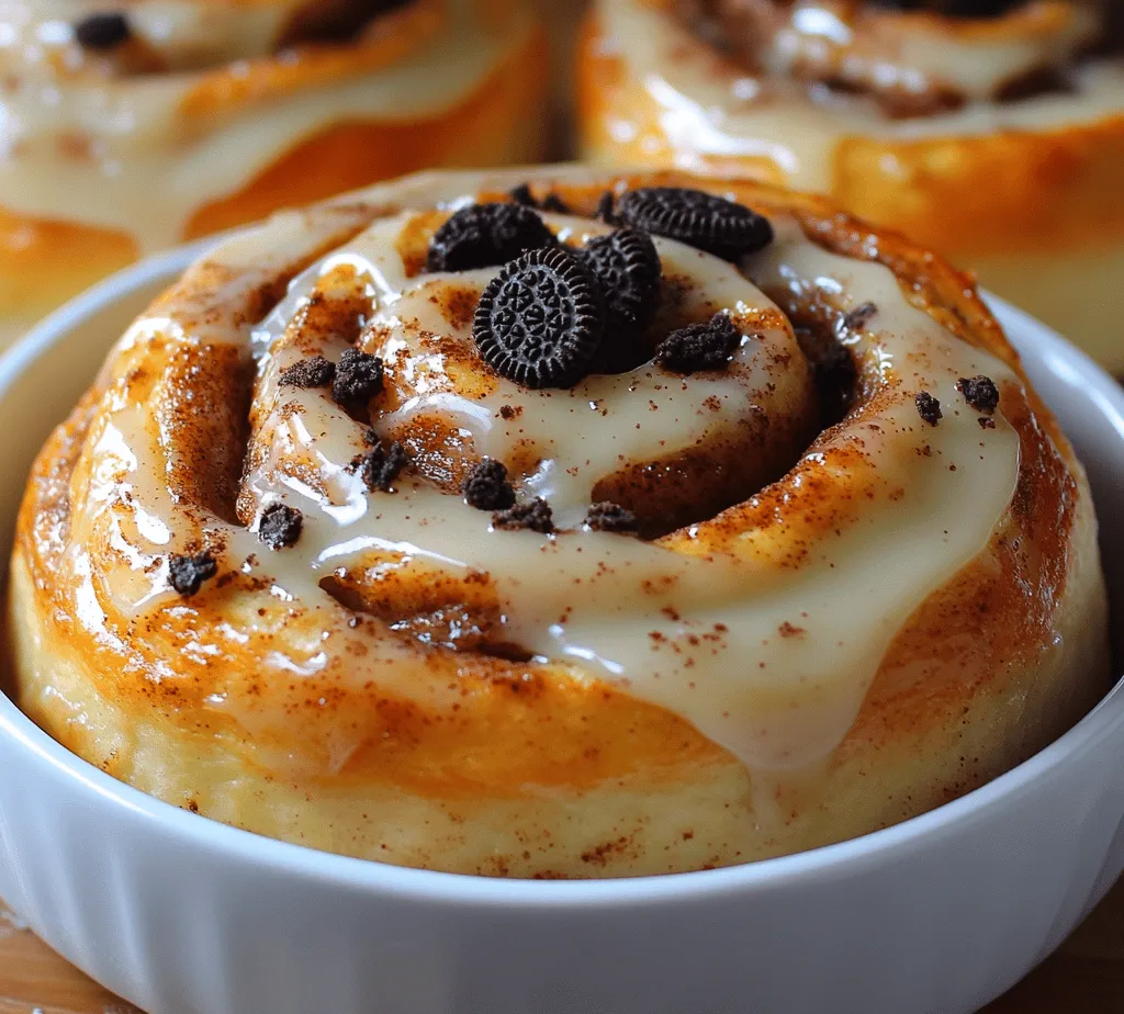 Welcome to the delightful world of baking, where traditional recipes meet innovative twists. Today, we are excited to introduce you to the Oreo Cookies and Cream Cinnamon Rolls—an exquisite fusion of flavors that will elevate your baking game. Imagine the fluffy, warm embrace of freshly baked cinnamon rolls infused with the rich, creamy taste of Oreo cookies. This unique recipe is perfect for brunch gatherings, cozy family desserts, or simply treating yourself to something extraordinary.
