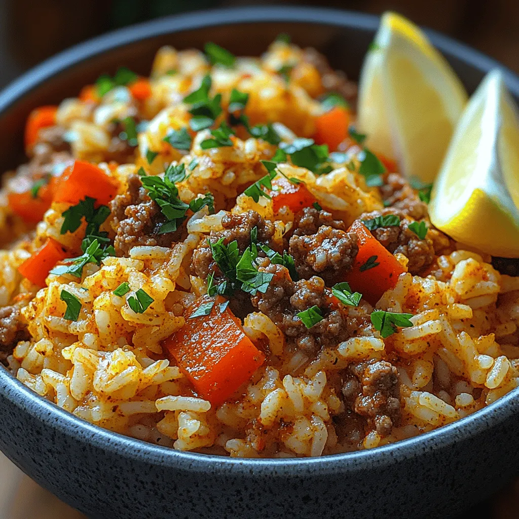Welcome to the world of culinary delight where vibrant flavors come together in a symphony of spices and textures. Today, we explore the enticing recipe for Spicy Paprika Beef & Rice Delight, a dish that promises to awaken your taste buds and warm your heart. Perfect for family dinners or gatherings with friends, this recipe not only offers comfort but also delivers a punch of flavor that is sure to impress.