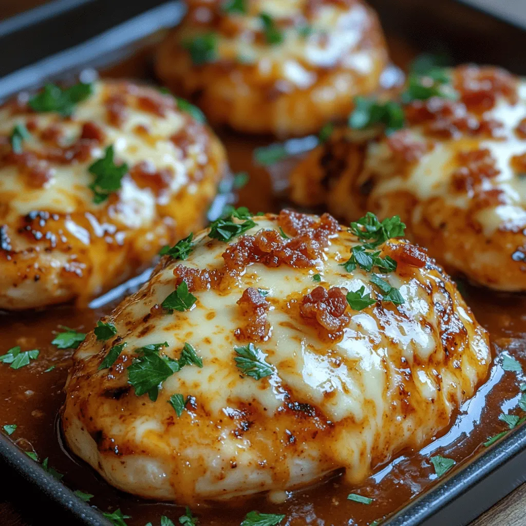If you're on the hunt for a meal that is both delicious and sure to impress, look no further than BBQ Bacon Cheddar Chicken. This culinary masterpiece combines tender chicken breasts with the irresistible flavors of crispy bacon, sharp cheddar cheese, and a generous slathering of barbecue sauce. Each bite offers a perfect balance of savory and sweet, making it a crowd-pleaser at family dinners, casual gatherings, and weeknight meals alike.