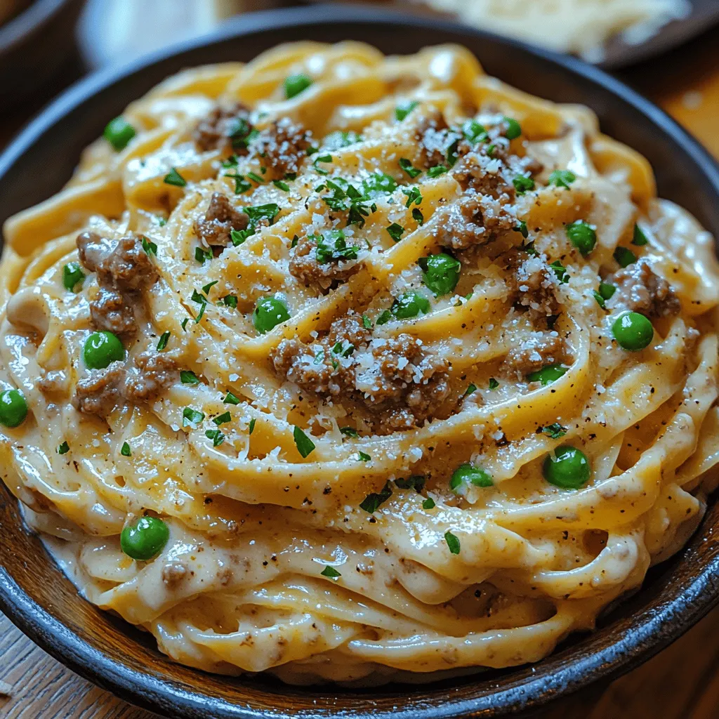 If you're searching for a dish that embodies comfort food at its finest, look no further than Creamy Ground Beef Alfredo Pasta Delights. This delectable meal combines the rich, velvety texture of Alfredo sauce with perfectly cooked pasta and savory ground beef, creating a symphony of flavors that is sure to please any palate. Whether you're cooking for a busy weeknight dinner or planning a cozy family gathering, this dish is both simple and satisfying, making it an excellent choice for any occasion.