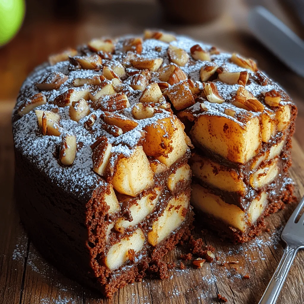 Welcome to the delectable world of the Cocoa Apple Delight Cake, a dessert that beautifully marries the rich, comforting taste of cocoa with the refreshing tartness of apples. This unique cake is not just a treat for the taste buds; it's a visual delight that will impress your guests and elevate any occasion. Whether you're hosting a family gathering, celebrating a special event, or simply indulging in a sweet moment to yourself, this cake serves as the perfect centerpiece.