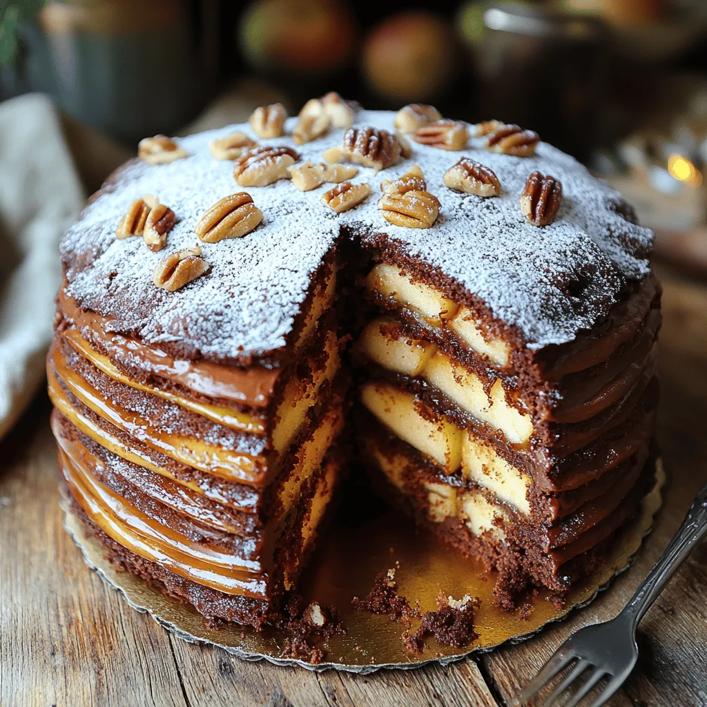 Welcome to the delectable world of the Cocoa Apple Delight Cake, a dessert that beautifully marries the rich, comforting taste of cocoa with the refreshing tartness of apples. This unique cake is not just a treat for the taste buds; it's a visual delight that will impress your guests and elevate any occasion. Whether you're hosting a family gathering, celebrating a special event, or simply indulging in a sweet moment to yourself, this cake serves as the perfect centerpiece.