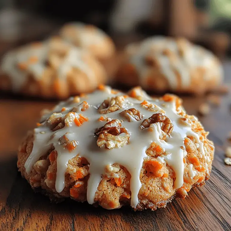 Carrot cake has long enjoyed a special place in the hearts of dessert lovers. Its moist, spiced layers, typically adorned with a luscious cream cheese frosting, offer a perfect balance of flavors that keeps people coming back for seconds. However, in recent years, a delightful transformation has occurred: the beloved carrot cake has been reimagined as cookies. Carrot Cake Cookies Delight is a wonderful fusion that captures the essence of traditional carrot cake while presenting it in a fun, portable form.